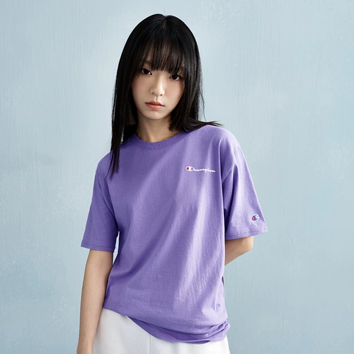 Хлопковая однотонная футболка для влюбленных для отдыха, в американском стиле, короткий рукав