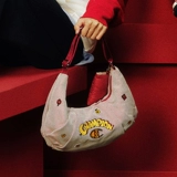 Сумка-круассан Champion Champion в год змеи 2025 года, весна, новый новый год, красная сумка под мышкой, женская сумка через плечо, тренд