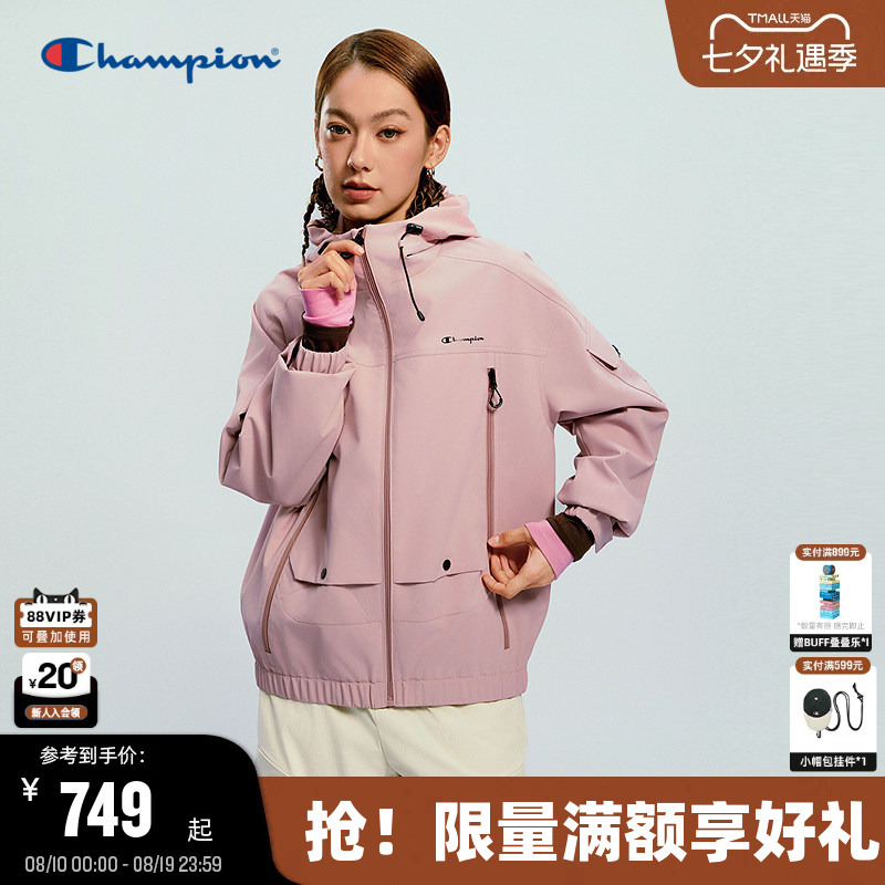 Champion Jacket Men's 26 Spring New Outdoor Workwear Style Zipper Cardigan Women's Windproof Trendy Brand