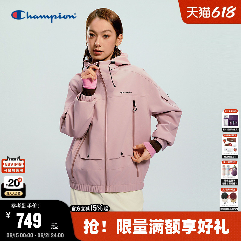 Champion Jacket Men's 26 Spring New Outdoor Workwear Style Zipper Cardigan Women's Windproof Trendy Brand