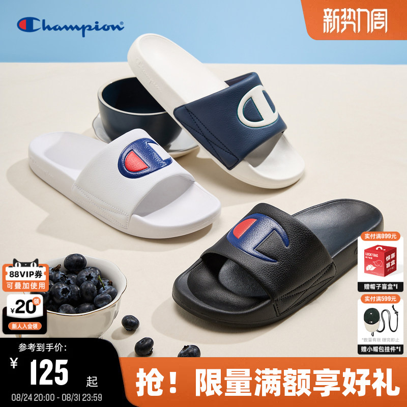 Champion Slidec Slippers Spring and Summer Women's Fashion Outdoor Slip-On Casual Beach Shoes Flat Shoes Men Champion Slidec Slippers Spring and Summer Women's Fashion Outdoor Slip-On Casual Beach Shoes Flat Shoes Men