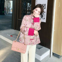 Private customized retro national style new Chinese style jacket 2024 spring and autumn new style small high-end unique Tang suit women