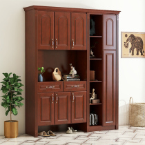 New Chinese shoe cabinet home door large capacity porch integrated simple modern hall cabinet locker American combination