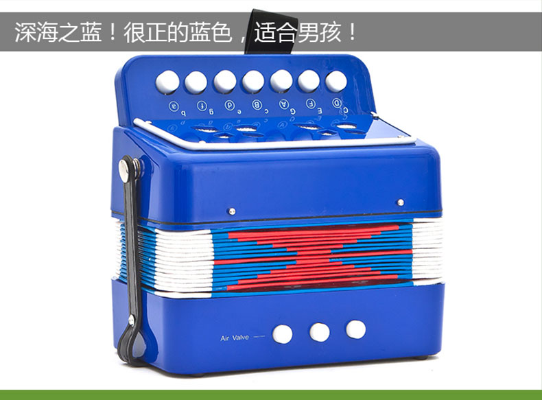 Trẻ em Accordion Đồ chơi Nhạc cụ 3-6 Người mới bắt đầu Âm nhạc Học sớm Câu đố Con gái Quà tặng Hướng dẫn đồ chơi cho trẻ sơ sinh
