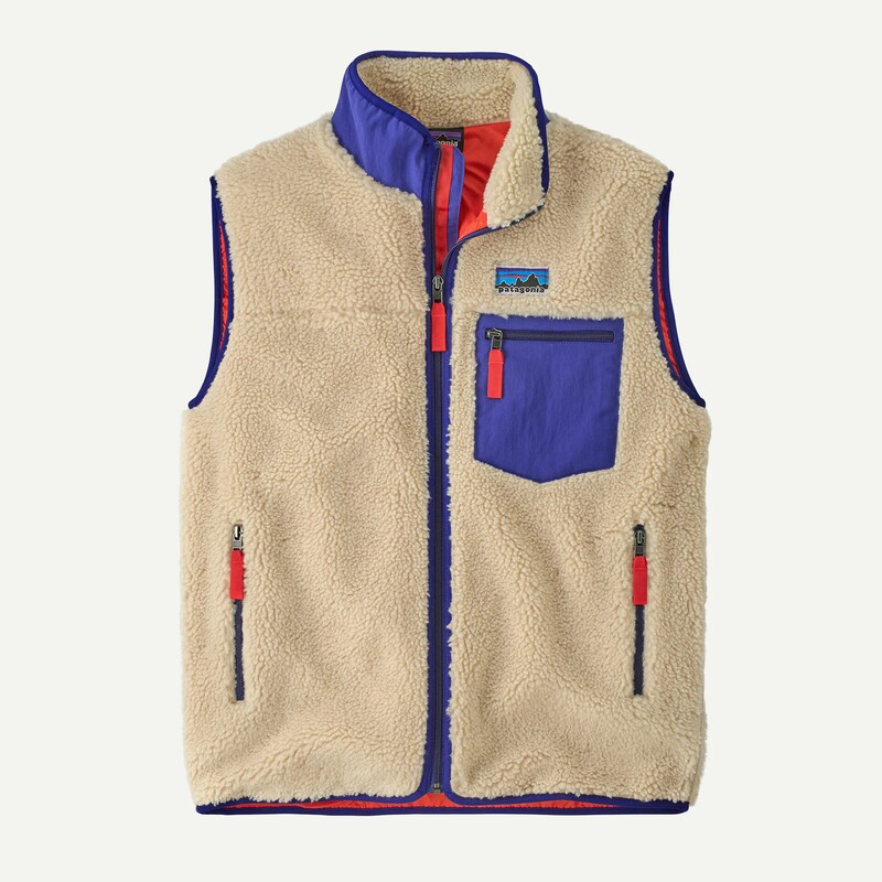 Patagonia Retro-X Vest Men's Warm Windproof Vintage Fleece Vest 25 Autumn Style 23049