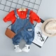 Bộ đồ cho bé trai phong cách nước ngoài xuân hè 2019 mới cho bé nam xuân hai mảnh set 0 one 1-2-3 tuổi Trẻ em phiên bản Hàn quần áo trẻ sơ sinh cao cấp