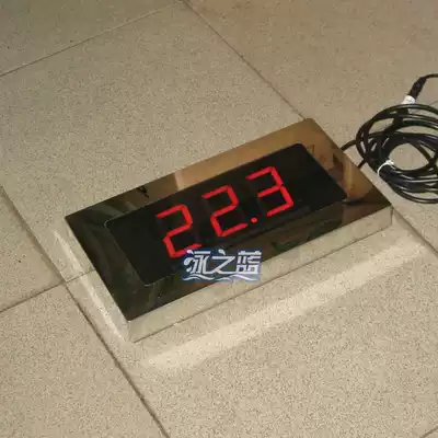 SPA temperature display SPA sauna pool dedicated wall hanging stainless steel temperature display ST-1