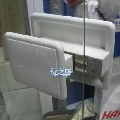 Aluminum alloy steam door handle steam door handle tempered glass magnetic pull handle sauna wet steam door handle