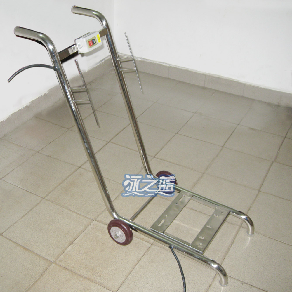 Swimming pool removable trolley AQUA Aike MANUAL SUCTION Suction Truck Swimming Pool Clean Car Stainless Steel Trolley