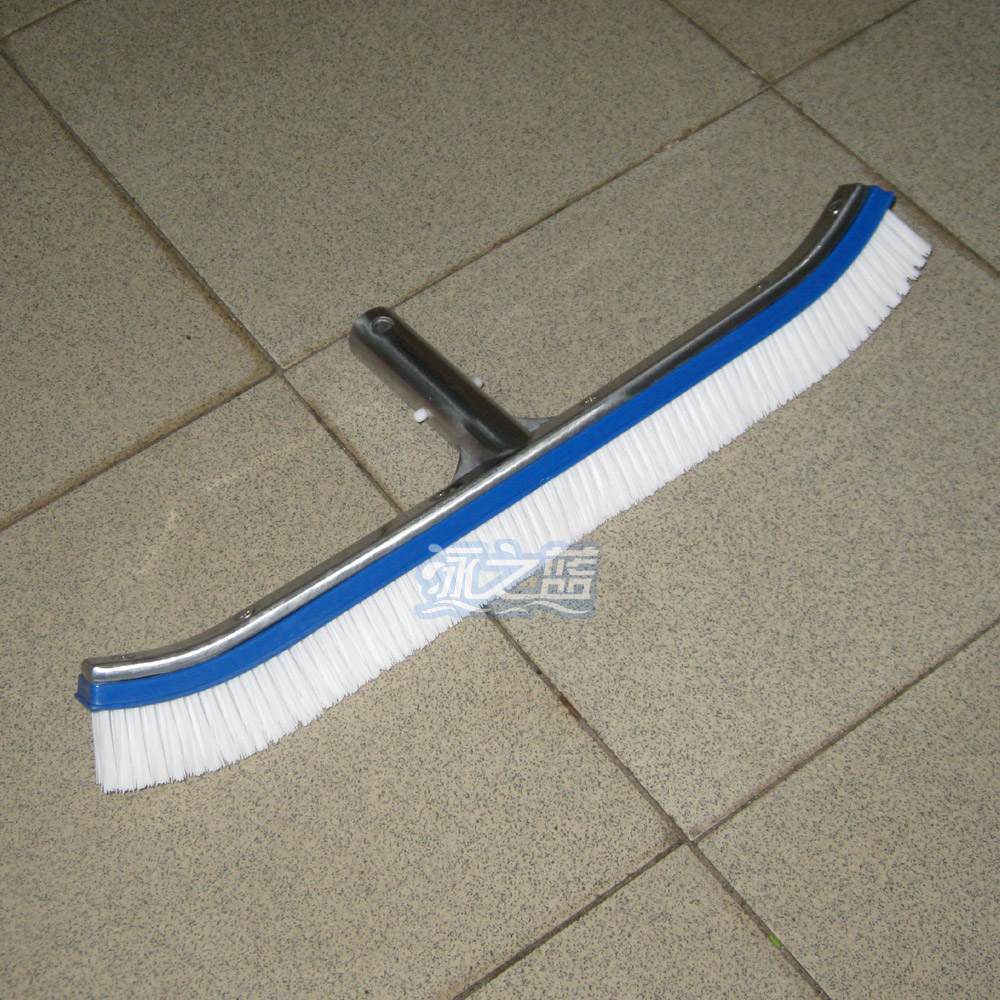 Swimming Pool Aluminum Handle Glue Pool Brush 18 Inch Pool Accessories Pool Brush Pool Cleaning Tool Suction brushes