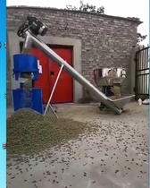 Automatic feeding screw feeding automatic feeding hoist feed pellet machine grain conveyor feeding hoist