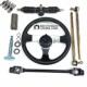 Go kart beach steering wheel steering ball head pull rod