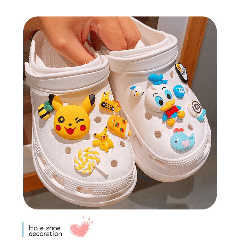 Обувная застежка 星黛露可爱crocs洞洞鞋扣适配diy配件鞋扣装饰品卡扣鞋子配饰鞋花 Others