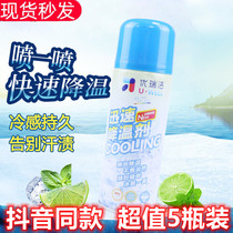 (Fast Cooling Spray) Yourecleaning Summer Essentials Non-in-car Rapid refrigeration spray Large capacity