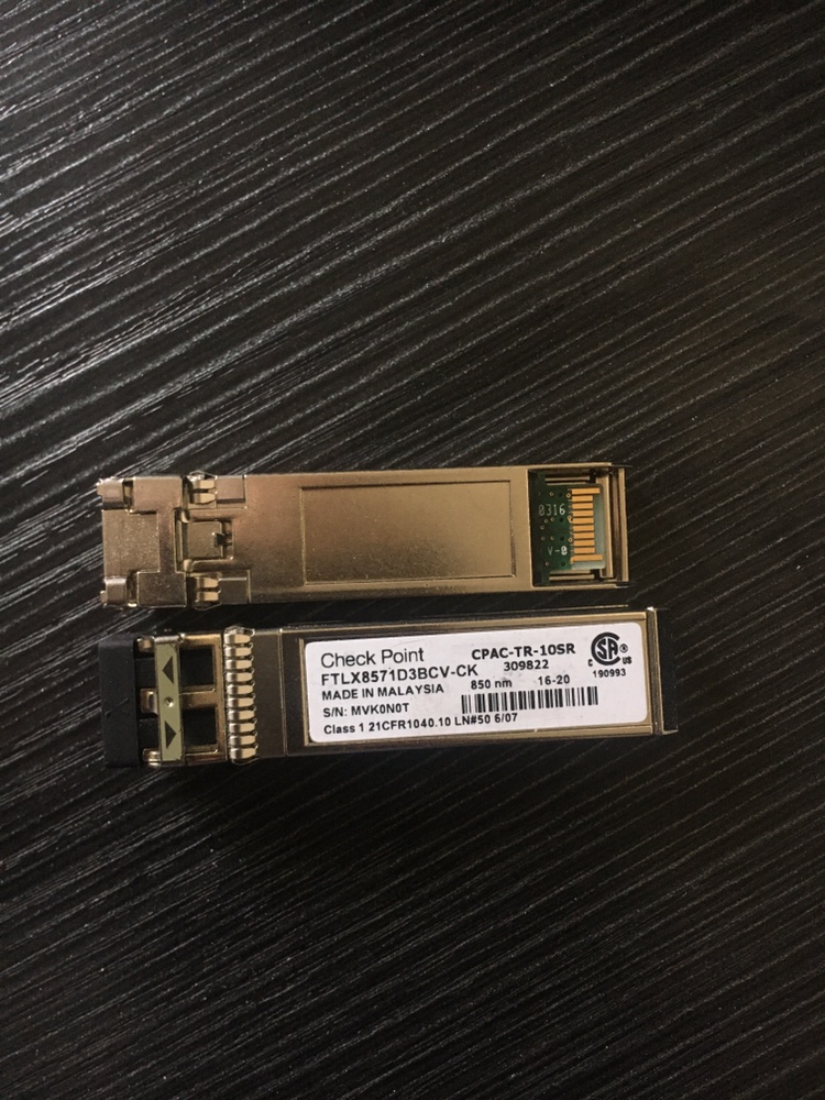 FTLX8751D3BCV-CKCPAC-TR-10SR Check Point Ten G10G Fiber Module