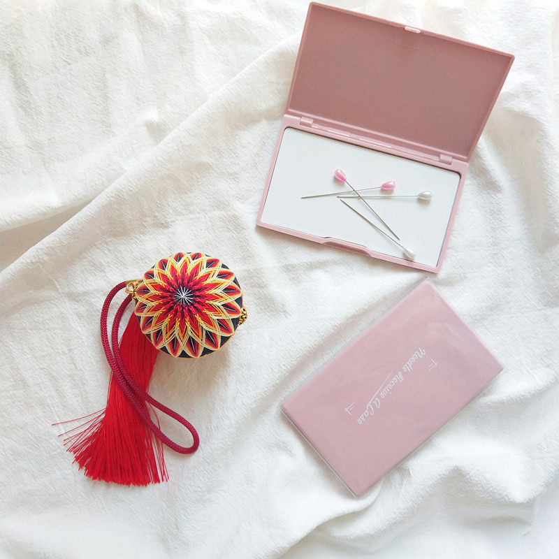 Japan-style magnet suction needle case positioning needle bead needle insert magnetic storage case hand DIY hand bow ball tool