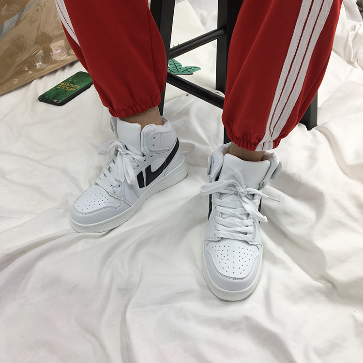 Giày sneaker siêu cao sneakers phiên bản Hàn Quốc chic chic giày trắng 2018 mới giày thể thao ulzzang retro giày thể thao nữ trắng