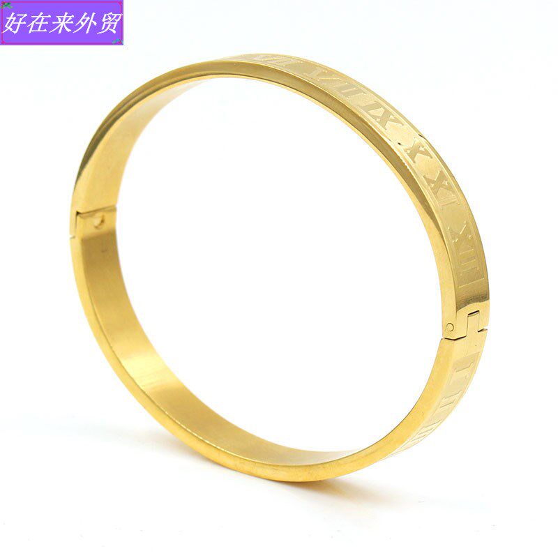 Fashion Punk letter bracelet wristband male personality