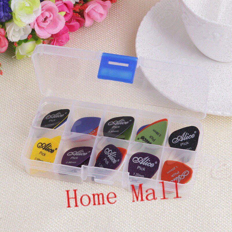 24Pcs Acoustic Electric Guitar Picks Plectrums w Pick Case