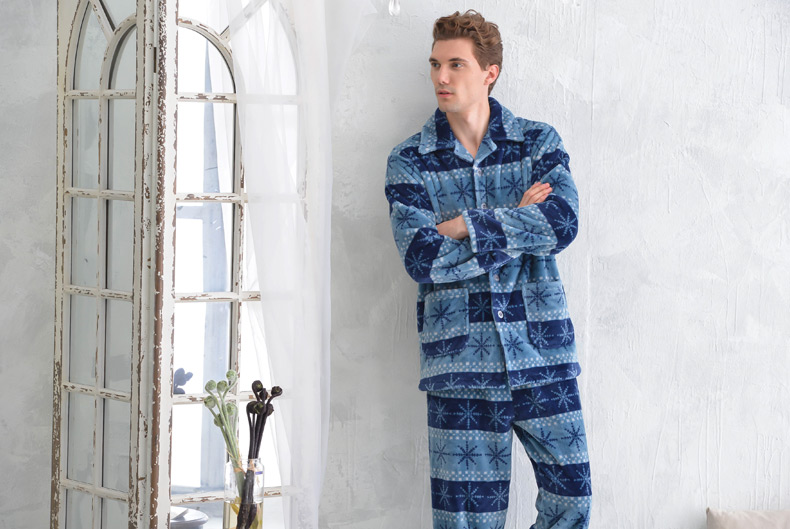 Pyjama pour homme SWEET REVE  BEAUX REVES en Polyester Polyester  à manches longues - Ref 3002690 Image 6