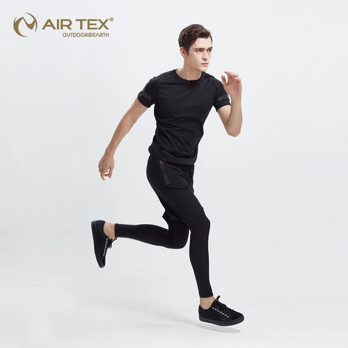 Комплект, баскетбольная футболка с коротким рукавом для тренировок, спортивный костюм для спортзала, 3 предмета, в обтяжку