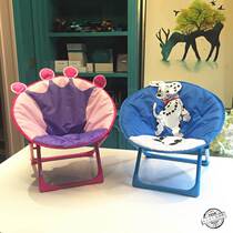 Small sofa Cartoon girl Fabric child baby seat Childrens chair with backrest Boy princess Lazy moon