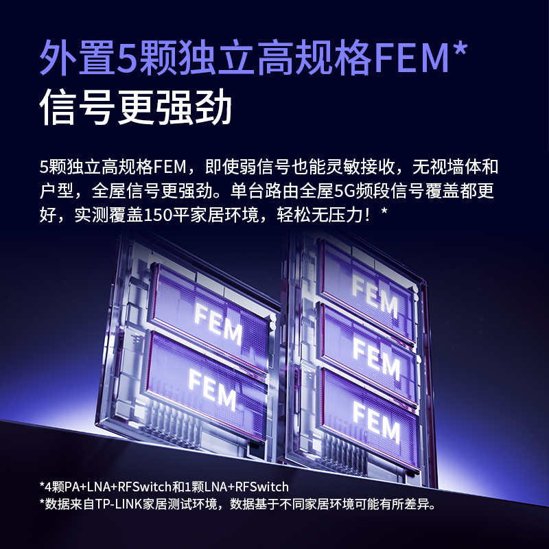 Tp-Link High-Power Wireless Router Be6400M Home Gigabit High-Speed Through-Wall Coverage for the Whole House Wifi