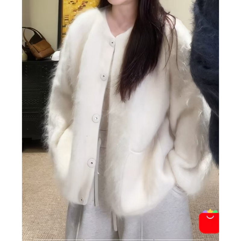 10.20 (No Returns, No Exchanges) Self-Retained Funds Brushed Cardigan Jacket 10.20 (No Returns, No Exchanges) Self-Retained Funds Brushed Cardigan Jacket