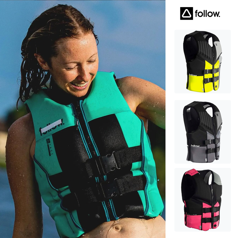 Australia Follow New Large Buoyancy Life Vest Women's Professional Surfing Jet Ski Life Jacket Australia Follow New Large Buoyancy Life Vest Women's Professional Surfing Jet Ski Life Jacket
