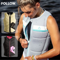 FOLLOW Australian womens lightweight small buoyancy paddle board water skiing surfing motorboat professional anti-collision clothing SURF