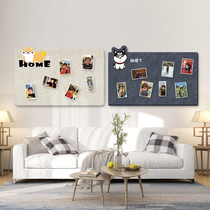 Home entrance door cute fat Shiba Inu design felt board photo wall cork board function tie board warm HOME style