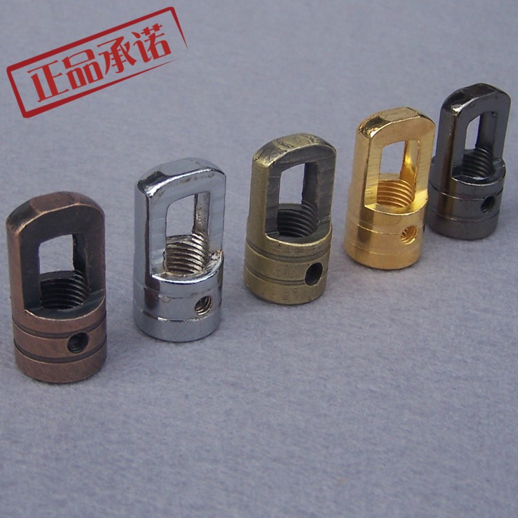 Iron Ceiling Lamp Dining Chandelier Aisle Bar Crystal Chandelier Closed Hanging Ring Bucket Cow Nose with Inner Teeth Lamp Accessories