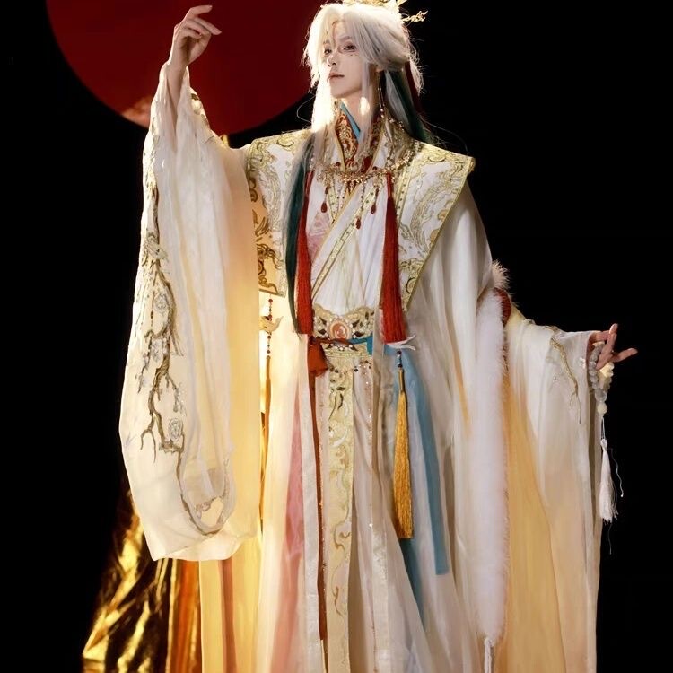 Original [Shushen] Hanfu 2026 New Spring and Summer Improved Straight Skirt National Style Unisex Super Fairy Ancient Costume Set