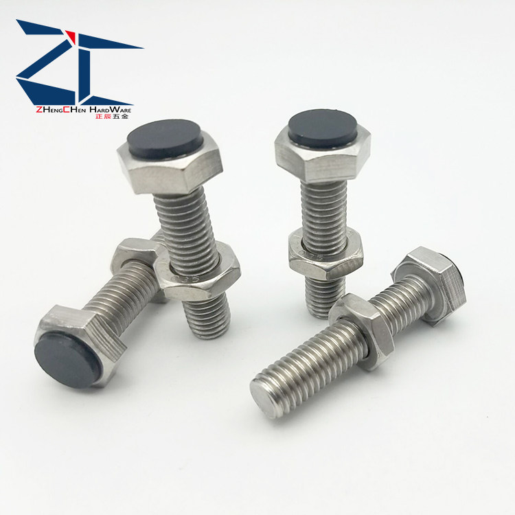 Shoulder type limit bolt SUST10-20 with polyurethane stop bolt type