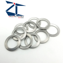 304 stainless steel beauty-made double-sided tooth gasket disc safety Self-locking anti-loose washers 1 8-1-1 2