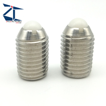 NBSZ3-M16 stainless steel with threaded pin positioning ball head plunger resin head slingshot paparazzi screw