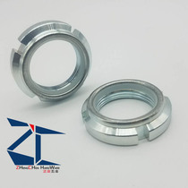 GUK fine tooth nylon self-lock round nut anti-loose locking round nut Taiwan bearing screw cap M10 * 0 75 75