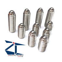 ZC104-3-M8-M10 stainless steel ball head plunger positioning locking bolt wave bead screw length optional