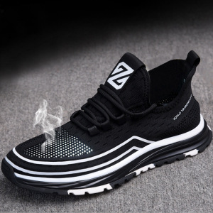 韩版飞织运动鞋网面休闲男鞋运动风