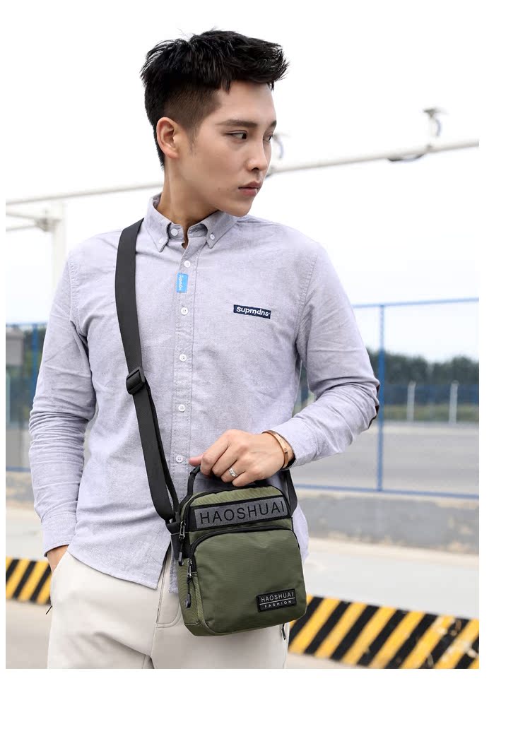 Túi xách nam Oxford vải nylon vai túi Messenger Túi xách nam túi xách ba lô giản dị túi vải nhỏ túi da