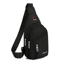 Canvas Chest Bag Mens Bag Shoulder Bag shoulder bag Leisure running bag 2018 New Tide Korean Oxford Cloth Mens Bags