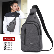 New mens chest bag casual messenger bag sports small bag backpack womens waist bag shoulder bag Korean version mens bag tide bag