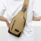 ຖົງເອິກໃຫມ່ຜູ້ຊາຍ crossbody bag canvas shoulder bag Korean style trendy crossbody chest bag casual small backpack men bag