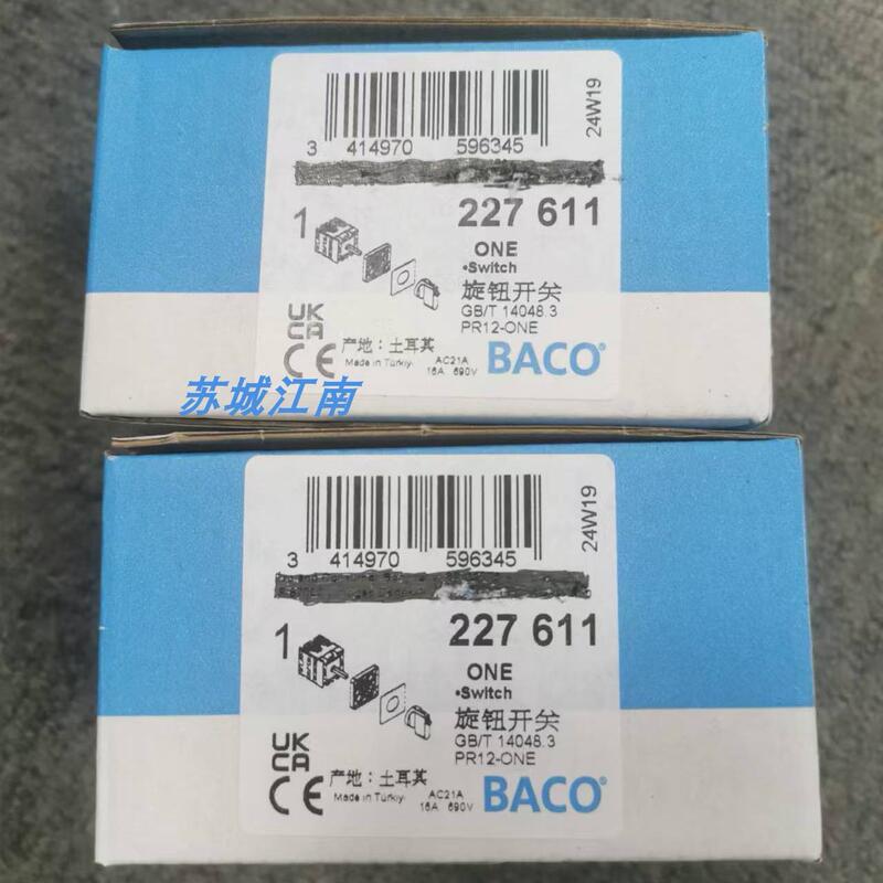 Baco Rotary Switch Pr12-One Control Switch Bp30076 227611 Brand New Original Genuine Product