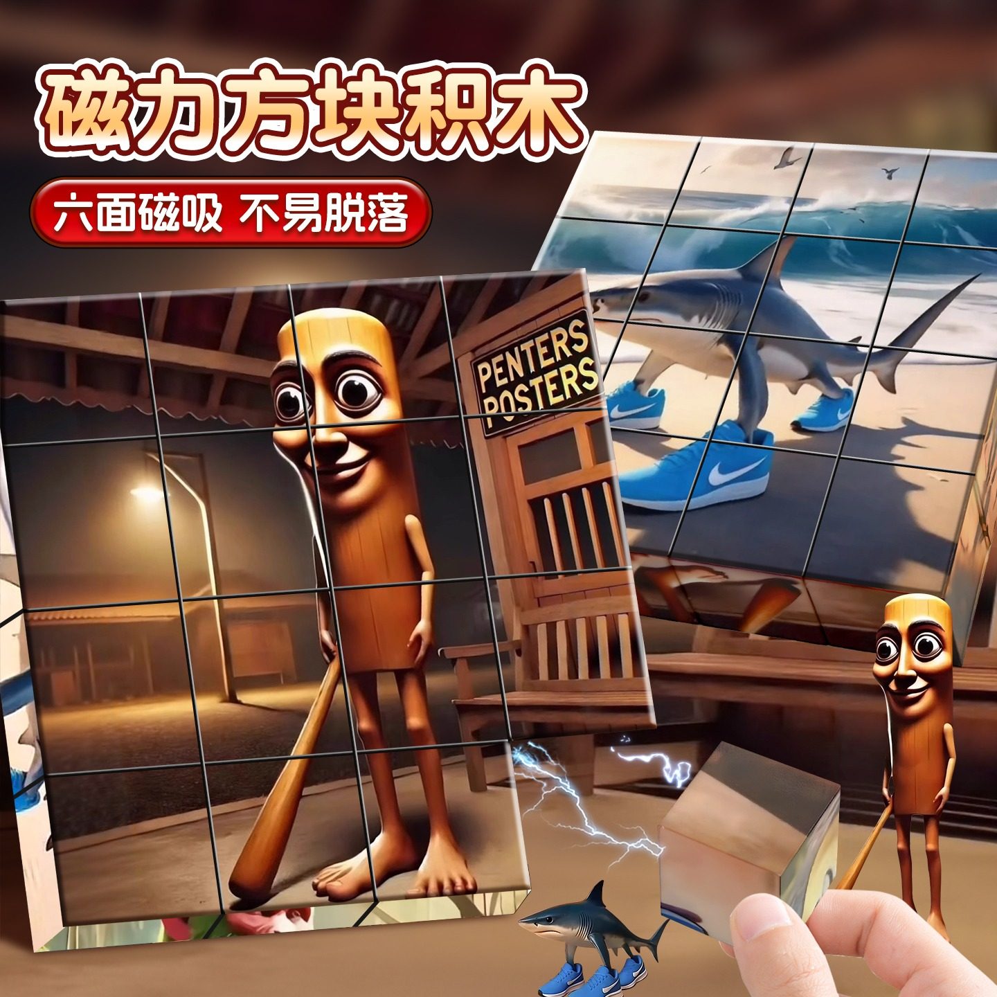 这玩具能拼出山海经神兽？男孩看完直接跪了！_ai玩具_淘宝数码网