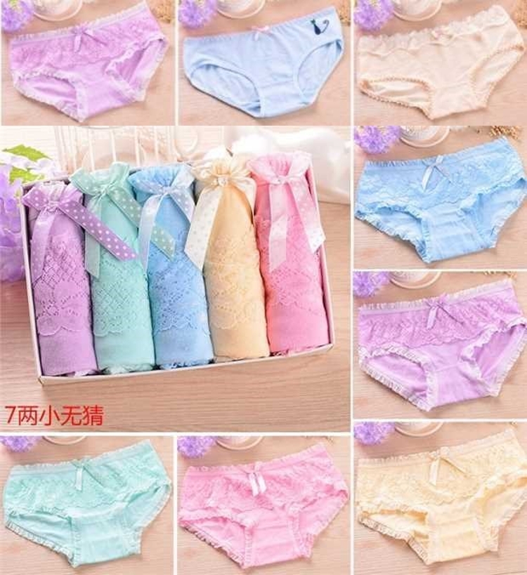 Cơ thể thoáng khí điêu khắc đại học hộp quà tặng mười phụ nữ bụng mùa hè bông rắn màu phù hợp với sức khỏe phụ nữ đồ lót không - Bộ quà tặng quần lót nữ cao cấp
