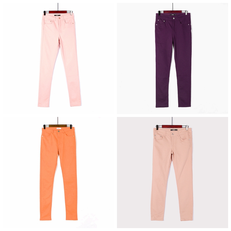 2019 Spring Autumn Season Girls Great Children's Pure Color Candy Color Smoke Tubes Pants Comfort Casual Pants With Slim Fit Pants Tide