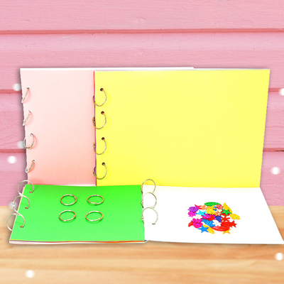 自制绘本diy材料包手工空白制作幼儿园儿童故事书图书亲子手绘画