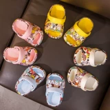 Детские тапочки для мальчиков, нескользящие слайдеры, детская обувь для раннего возраста, 1 лет