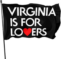 Homestay bar hostel wedding birthday party decoration FLAG Virginia is for Lovers FLAG